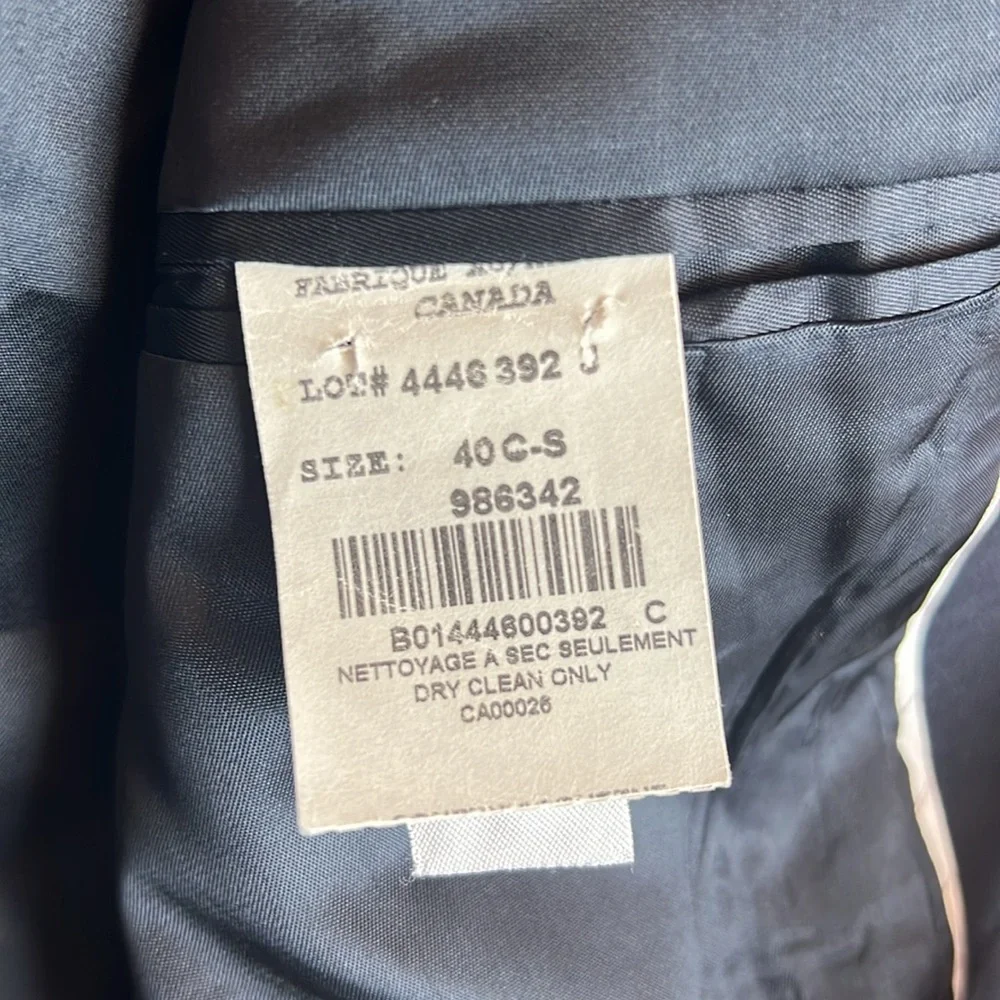J.Crew 100% Wool Sport Coat Blazer 40 C-S Made in Canada